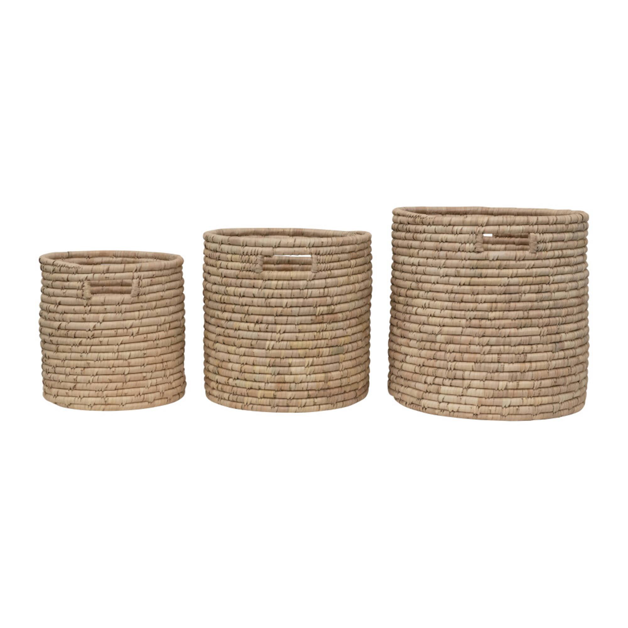 Hello Honey® Natural Grass Basket Set